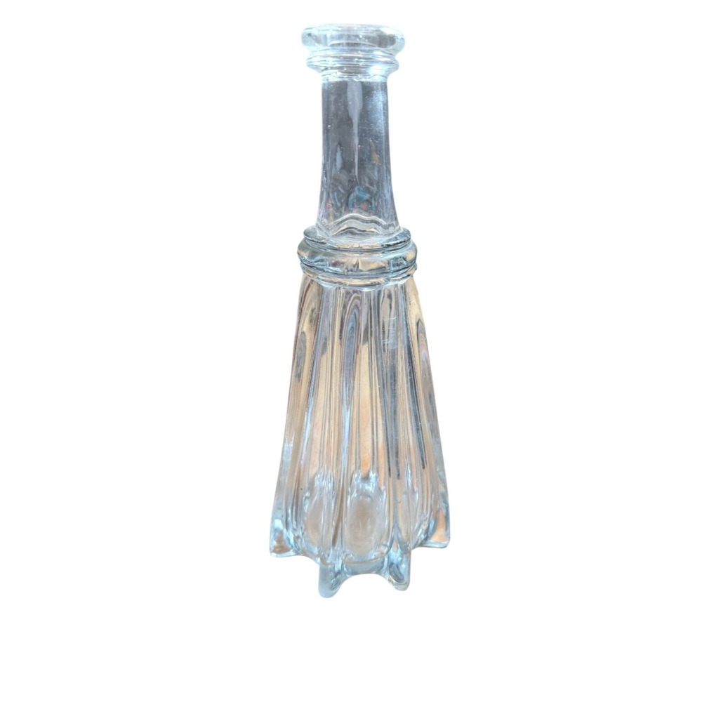 Antique Flint Glass Decanter 13 Inches Tall heavy